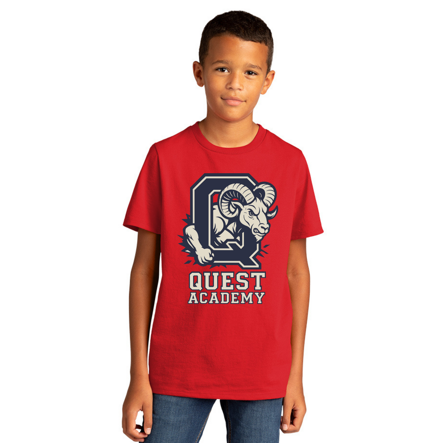 Youth Quest Academy Unisex Spirit shirt Red DT6000Y