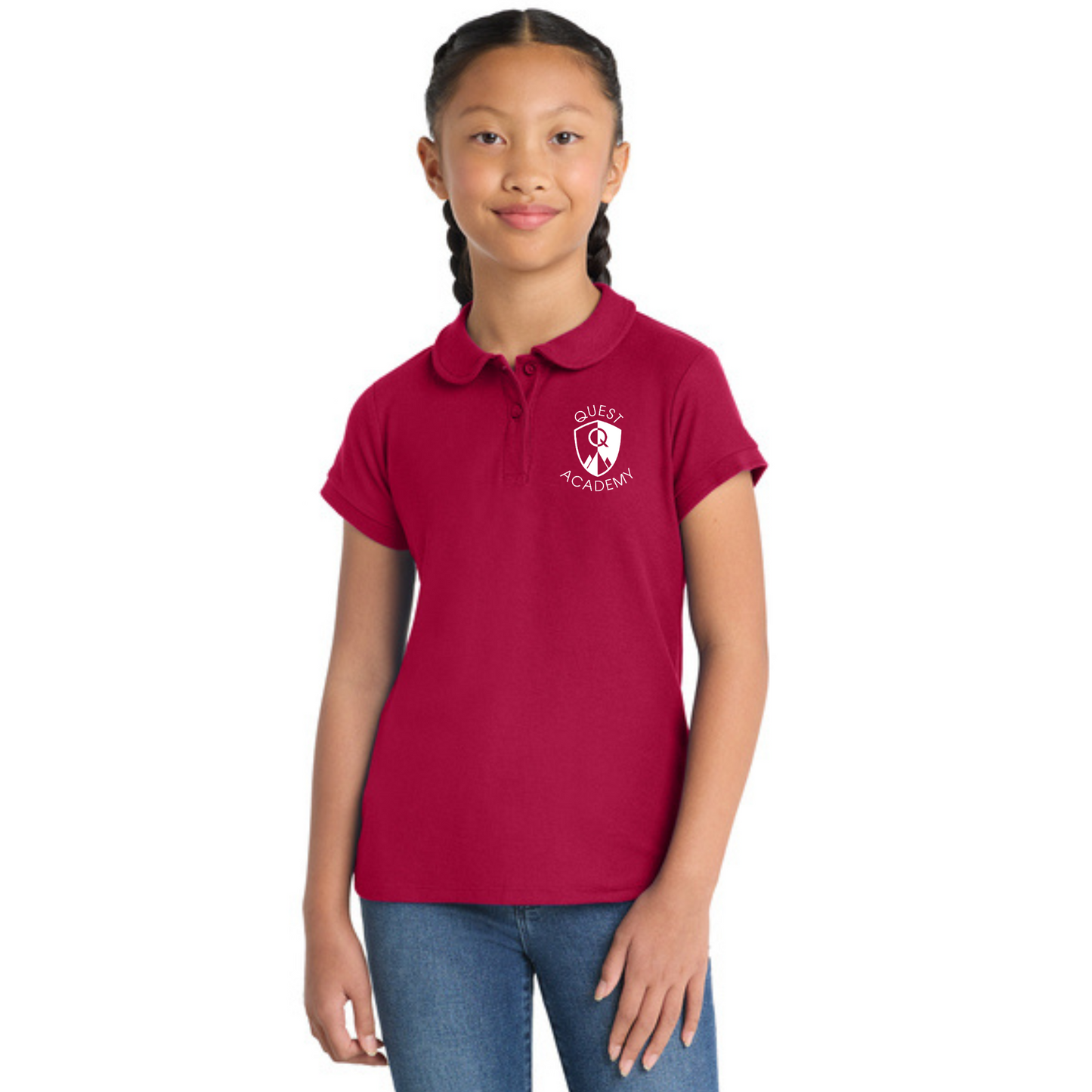 Girls Silk Touch Polo - YG503