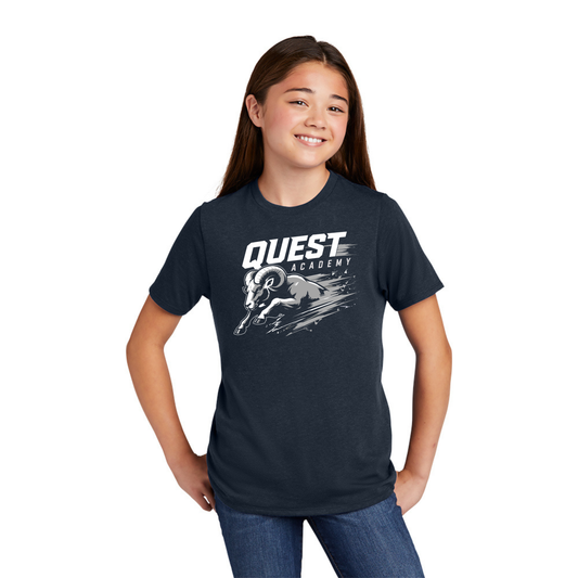 Youth Quest Academy Unisex Spirit shirt Navy DT130Y