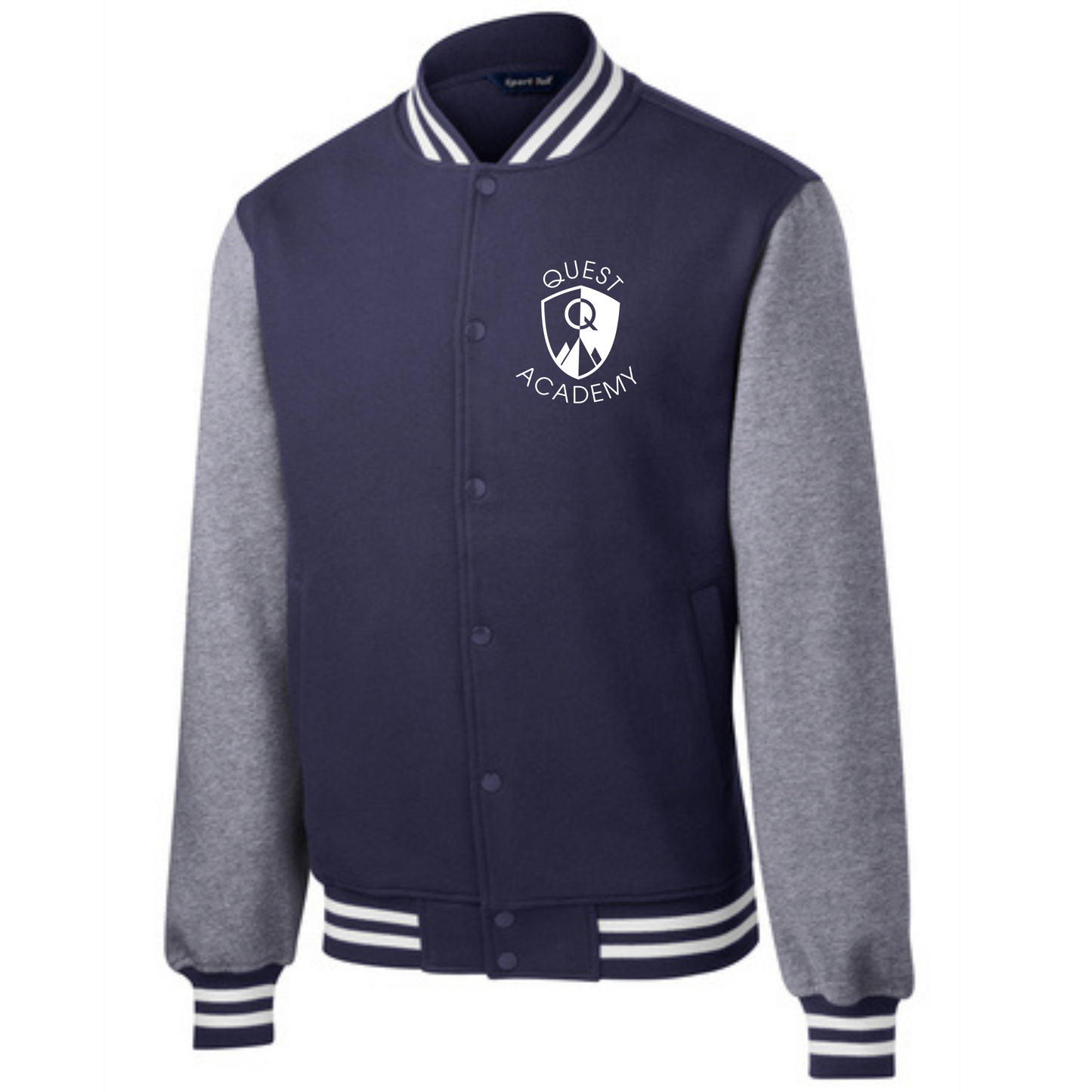 Adult Fleece Letterman Jacket