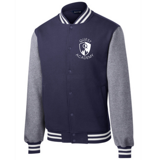 Adult Fleece Letterman Jacket